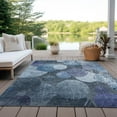 thumbnail image 6 of Addison Rugs Chantille Indoor/Outdoor Transitional Organic Blue Washable Rectangle Rug, 9' x 12', 6 of 6