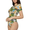 thumbnail image 2 of Vsdgher Womens High Waisted Bikini Sets Two Piece Swimsuit Animals on Noah's Ark Floating Print Tummy Control Bathing Suit-X-Large, 2 of 9
