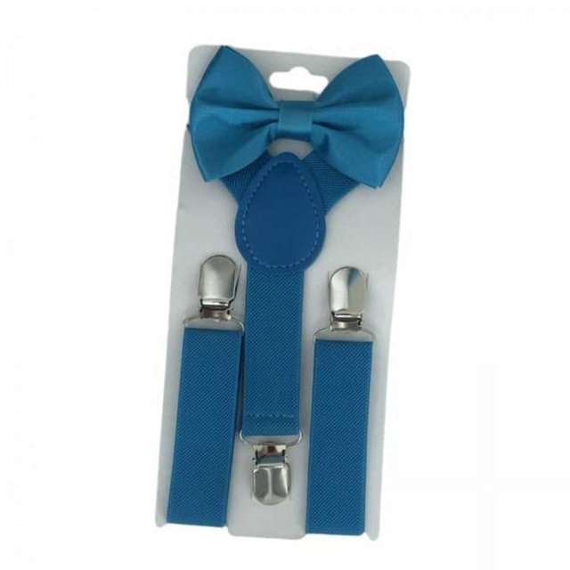 5x Tirantes para Niños, Tirantes para Esmoquin con Pajarita, Tirantes Versátiles con Forma de Y, Tirantes Ajustables para Trajes, Festivales, Disfrace 5 piezas