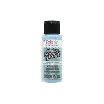 Plaid Fabric Creations Fantasy Glitter Fabric Paint - Sea Serpent, 2 oz