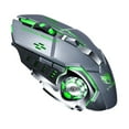 thumbnail image 1 of Sentmoon Offres du Jour Liquidation Prime Wolf V6 Souris Filaire Jeu Mécanique Ordinateur Électronique Cheval de Course Macro Programmation Offres Wal-mart, 1 of 1