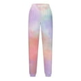 thumbnail image 7 of Hurxie Girls Tie Dye Sweatpants with Side Pockets for Summer Orange,5 Year, 7 of 7