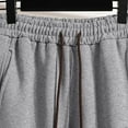 thumbnail image 5 of JSKUMAR Women's Thickened Warm Sweatpants Drawstring Waist Fleece Lined Trendy Long Workout Pants Casual Trousers Gray,XL, 5 of 5