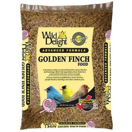 Wild Delight Golden Finch Finches Sunflower Kernels Wild Bird Food 5 lb