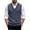 Gray, variant on Sweater Vest for Men V Neck Sleeveless Pullover Top Contrast Striped Trim Detail Ribbed Hem Knitwear Preppy Style Athletic Jumper Guys Fall Layering Clothing
