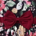 thumbnail image 4 of YEEDISON Children's Dress Autumn and Winter Girls' Dress Cotton Long Sleeve Flower Bowknot Dress for 0-18M, 4 of 4