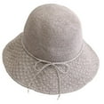 thumbnail image 3 of SikaFu Straw Hat Female Version Of Hand -Made Large Eaves Fisherman Hat Summer Traveling Sun Hats Can Fold The Beach Hat Tide, 3 of 9