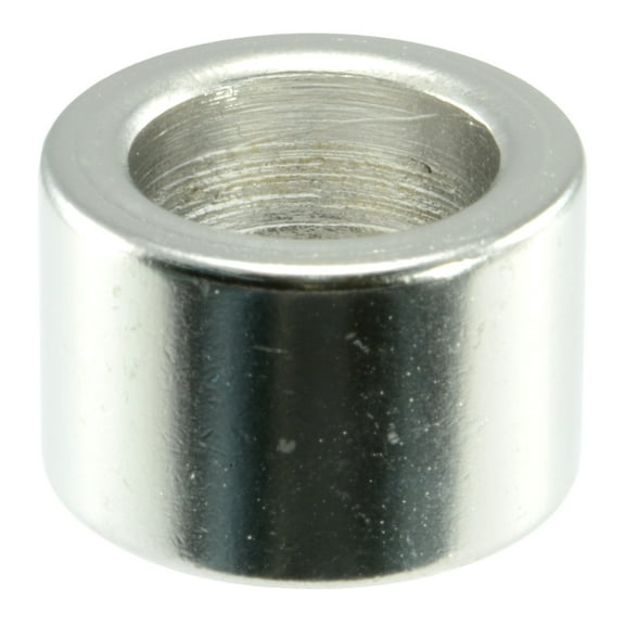 1/2" x 1/2" Polished 18-8 Stainless Steel Spacers (3 pcs.)