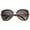Black-Gold / Lavender, variant on sunglassLA - Glam Bow-Tie Metal Temple Gradient Tinted Lens Oversize Sunglasses - 65mm