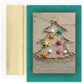 thumbnail image 1 of Masterpiece Warmest Wishes 18-Count Christmas Cards, Sand Tree, 1 of 2