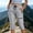 Silver, variant on iHPH7 Women's Hiking Capris with Zipper Pockets Lightweight Quick Dry Cargo Cropped Pants Elastic Waist Drawstring Summer Outdoor Travel Athletic Trousers Black L