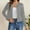 Gray, variant on Miqool Women's Sequin Jackets Long Sleeve Open Front Jacket Cardigan Glitter Lightweight Work Office Dressy Coat Outerwear