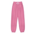 thumbnail image 4 of Sngxgn Womens Wide Leg Pants High Waisted Joggers Loose Lounge Pants(Hot Pink,L), 4 of 4