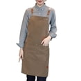 thumbnail image 2 of Back  Apron, Waterproof  Apron with Adjustable Straps and Spacious Pockets Comfortable Fashionable Apron for Coffee Shops Nail Salons, 2 of 8