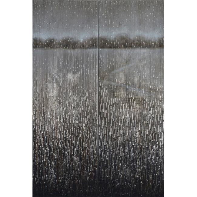 Listlessness Textured Metallic Hand Painted Wall Art by Martin Edwards
