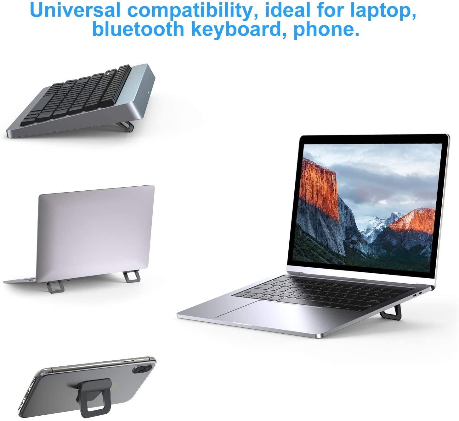 Mini Laptop Stand Riser Invisible, Ergonomic Laptop Stand Cooling For  12-20in