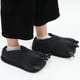 thumbnail image 2 of EeaseMX 1 par de adorables pantuflas polares con garras de animal, zapatos de cosplay, pantuflas antideslizantes de invierno para casa (negras), 2 of 8