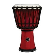 Latin Percussion 7" Rope Tuned Circle Djembe with Perfect Pitch Head (Red)