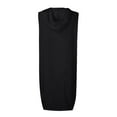 thumbnail image 4 of Women's Slim Cropped Hoodie Drawstring Athleisure Sleeveless Casual Dress Comfortable Stylish Solid Color Summer Outfit 2025 Vacation Dress Stylish Beach Sundress, 4 of 8