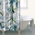 thumbnail image 4 of Pioneer Flower Floral Print Pattern Shower Curtain 36"x72" ,Bathroom Decorative Shower Curtains Set with 12 Hooks,Modern Waterproof Washable Shower Curtain, 4 of 6