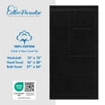 thumbnail image 3 of Cotton Paradise 100% Cotton 6 Piece Towel Set, Soft Absorbent Quick Dry Towels for Bathroom, Black, 3 of 7