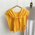 thumbnail image 2 of Wlynlyn Women Shawl Fashion Shrug Knit Casual Solid Color Warpped Sweater Scarf Tops, 2 of 3