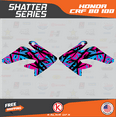 thumbnail image 3 of Kalair GFX Graphics Kit for Honda CRF80 (2011-2016) Shatter Series, 3 of 5
