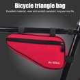 thumbnail image 2 of Bolsa De Almacenamiento Tmvgtek Durable Mtb Marco Frontal Triángulo Bolsa Ciclismo De Carretera Bolsa De Almacenamiento Bolsa (Rojo), 2 of 5