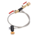 thumbnail image 4 of G1/2 Cylinder Refill Adapter, CO2 Adapter Hose Less Leakage Dual Valve Control With Pressure Gauge For Soda Maker Filling, 4 of 8