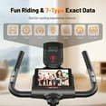 thumbnail image 6 of ANCHEER Exercise Bike, Indoor Cycling Bike, Stationary Bike for Home, Indoor Bike with Silent Belt Drive, Heavy Flywheel, Comfortable Seat Cushion and LCD Monitor, 6 of 8