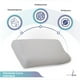 thumbnail image 2 of Almohada Curva Memory Foam Ergonómica 57 x 31 x 12 cm, 2 of 9