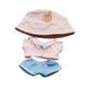 thumbnail image 4 of 4x Mini ropa para muñeca de 6 pulgadas, conjunto de pantalones para muñeca, ropa cómoda, ropa para muñeca con sombrero para muñeca colgante, edad 5-7 Estilo L, 4 of 8