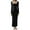 Black, variant on Zrbywb Vintage Women Slim Dresses Womens Square Neck Long Sleeve Maxi Dress Soft Ribbed Bodycon Dresses For Women