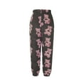 thumbnail image 4 of Women's Cute Bear Plush Pajama Pants Cozy Fuzzy Lounge Pants Soft Fluffy Fall Warm Pjs Bottoms Sleepwear, 4 of 5