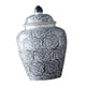 thumbnail image 5 of Jarrón de cerámica con flores, centro de mesa decorativo tradicional de vidrio pintado a mano Medio, 5 of 9