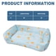 thumbnail image 2 of Cama de enfriamiento para perros Dormir en verano Cama de seda de hielo fresca para perros pequeños y gatos Camas para mascotas lavables y transpirables con fondo antideslizante, mantener fresco para, 2 of 5