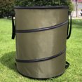 thumbnail image 4 of Becaristey Leaf Garbage Bin With Built-in Spring For Quick Opening Green Reusable Leaf Bags Green,30Gallons L, 4 of 6