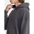 thumbnail image 4 of No Boundaries Boxy Fit Cropped Sweatshirt Hoodie, Men's & Big Men's, 4 of 5