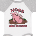 thumbnail image 4 of Inktastic Hogs and Kisses with Cute Pig Family Boys or Girls Baby Bodysuit, 4 of 5
