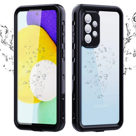 CoverUp for Samsung Galaxy A32 5G Waterproof Case,IP68 Underwater Rugged Cover with Built-in Screen Protector Full-Body Dropproof Shockproof Dustproof Case for Samsung Galaxy A32 5G,Black