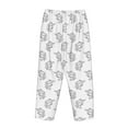 thumbnail image 5 of Naloa Turtle Print Women’s Ultra-Soft Comfy Pajama Lounge Pants with Pockets & Drawstring, 5 of 8