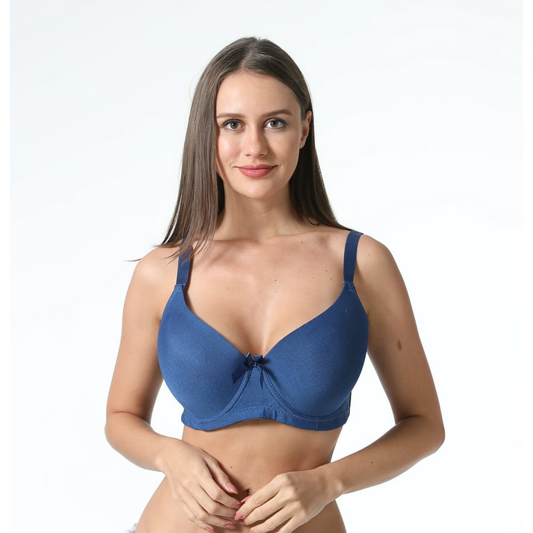 Women Bras 6 Pack of T-shirt Bra B Cup C Cup D Cup DD Cup DDD Cup 36C  (S9283)