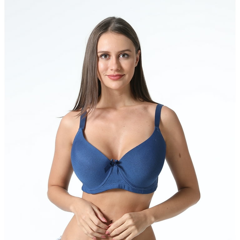 Women Bras 6 Pack of T-shirt Bra B Cup C Cup D Cup DD Cup DDD Cup 38D  (S8611)