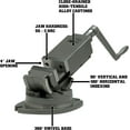 thumbnail image 2 of Wilton 2-Axis Precision Angular Vise 4In Jaw Width 1-1/2 Jaw Depth, 2 of 4