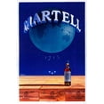 thumbnail image 2 of Vintage Apple Collection 23x32 Black Ornate Wood Framed with Double Matting Museum Art Print Titled - Martell, 2 of 4