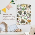 thumbnail image 5 of FMSHPON Fox Bear Hedgehog Bird Mushroom Clipboard Hardboard Wood Nursing Clip Board and Pull for Standard A4 Letter 13x9 inches, 5 of 5