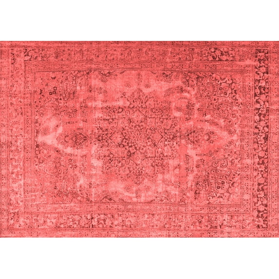 Ahgly Company Indoor Rectangle Persian Red Bohemian Area Rugs, 5' x 8'