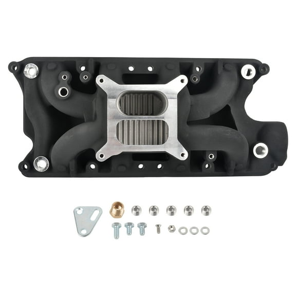 Ford SBF 260 289 302 Aluminum Intake Manifold 1500-6500 Black