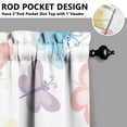 thumbnail image 3 of Vintage Animal Tier Kitchen Curtains for Bathroom Living Rod Pocket Window Drapes 28"x36" 2 Panels Window Treatment Tiers, 3 of 4