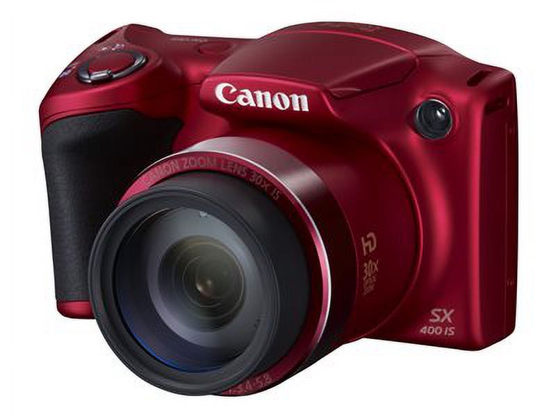 Canon PowerShot SX400 IS - Digital camera - High Definition - compact - 16.0 MP - 30 x optical zoom - red - image 47 of 72